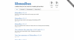 Desktop Screenshot of libmodbus.org